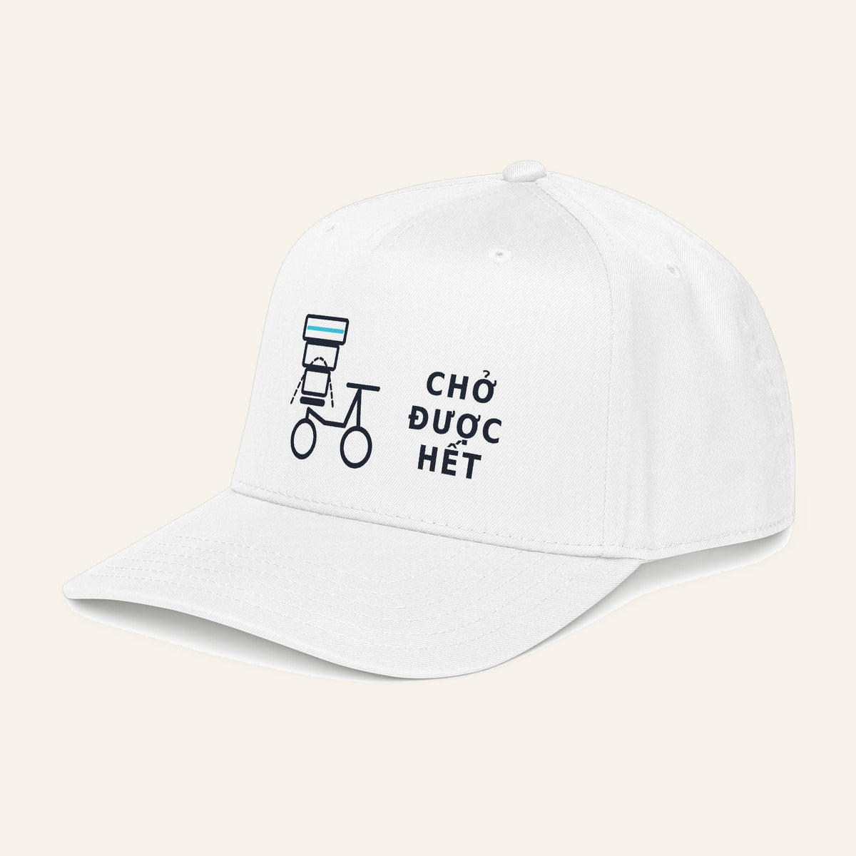 Cho Duoc Het Delivery Bike Cap – 'We Can Carry It All' Embroidered Vietnam Cap
