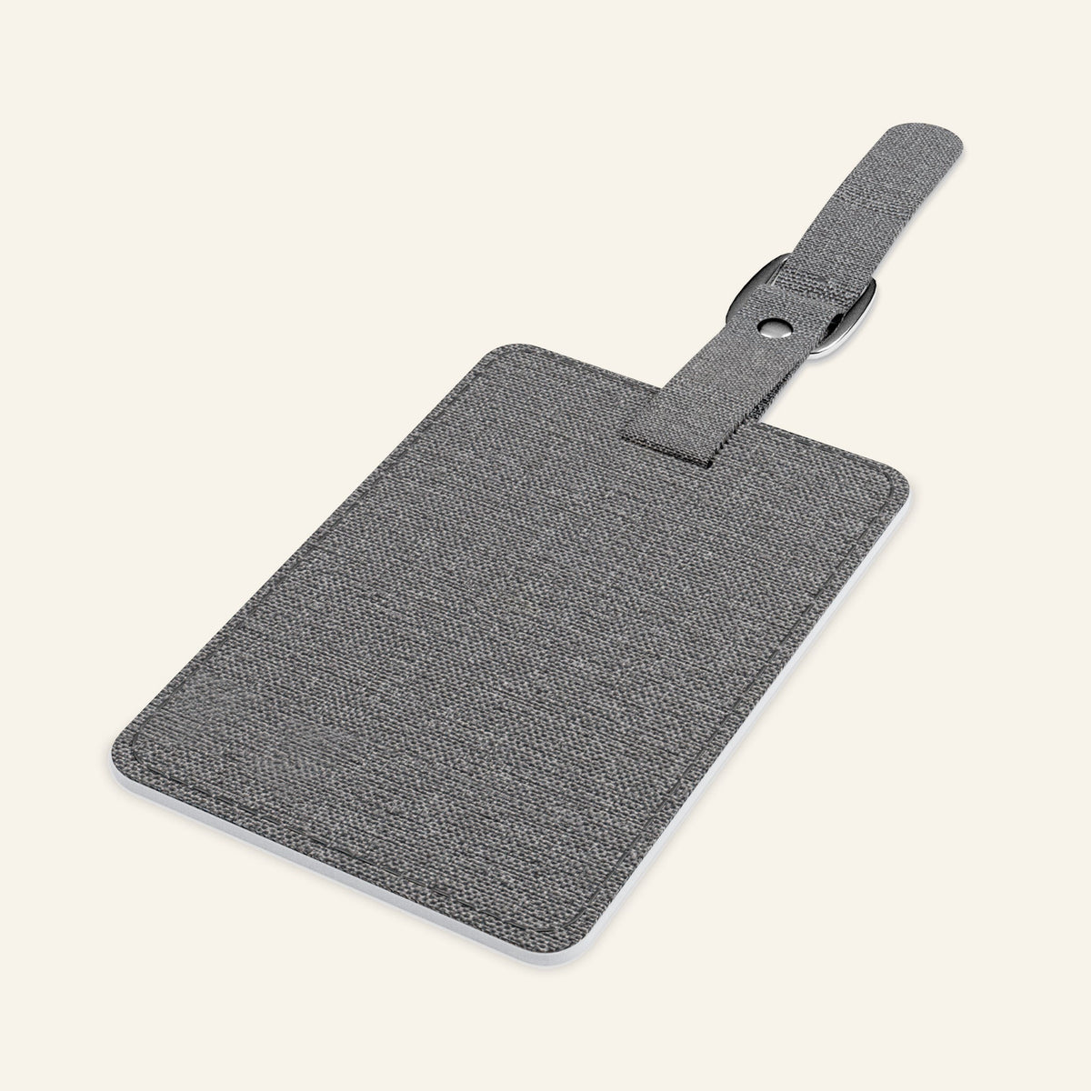 EntryVN Two Worlds Luggage Tag – New York to Hanoi – Sand Brown | Saffiano Travel Bag Tag