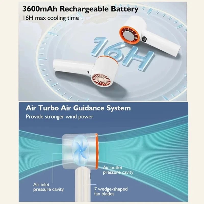 Vietnam Heat-Ready Mini Fan – Rechargeable Handheld Travel Fan