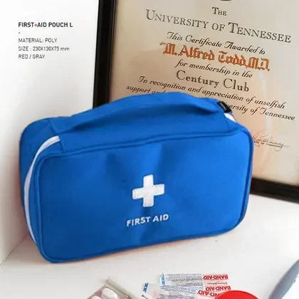 Medication & Prescription Travel Case – Empty Pill & Document Organizer