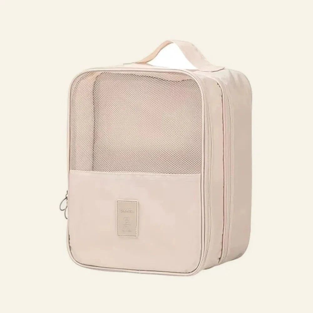 Travel Shoe Bag – Water-Resistant Oxford Packing Organizer